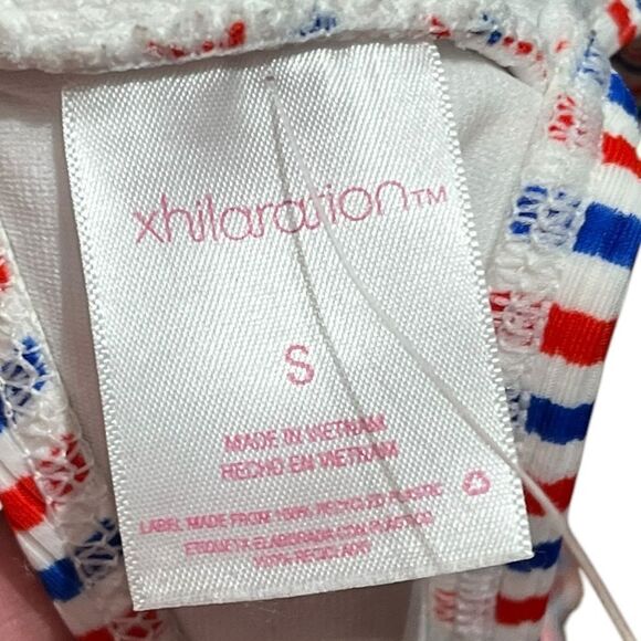 Xhilaration Red, White, And Blue Stripes Bikini Swim Top, Size s, NWOT - Picture 7 of 8